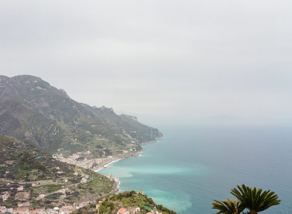 Amalfi Coast on a hazy day