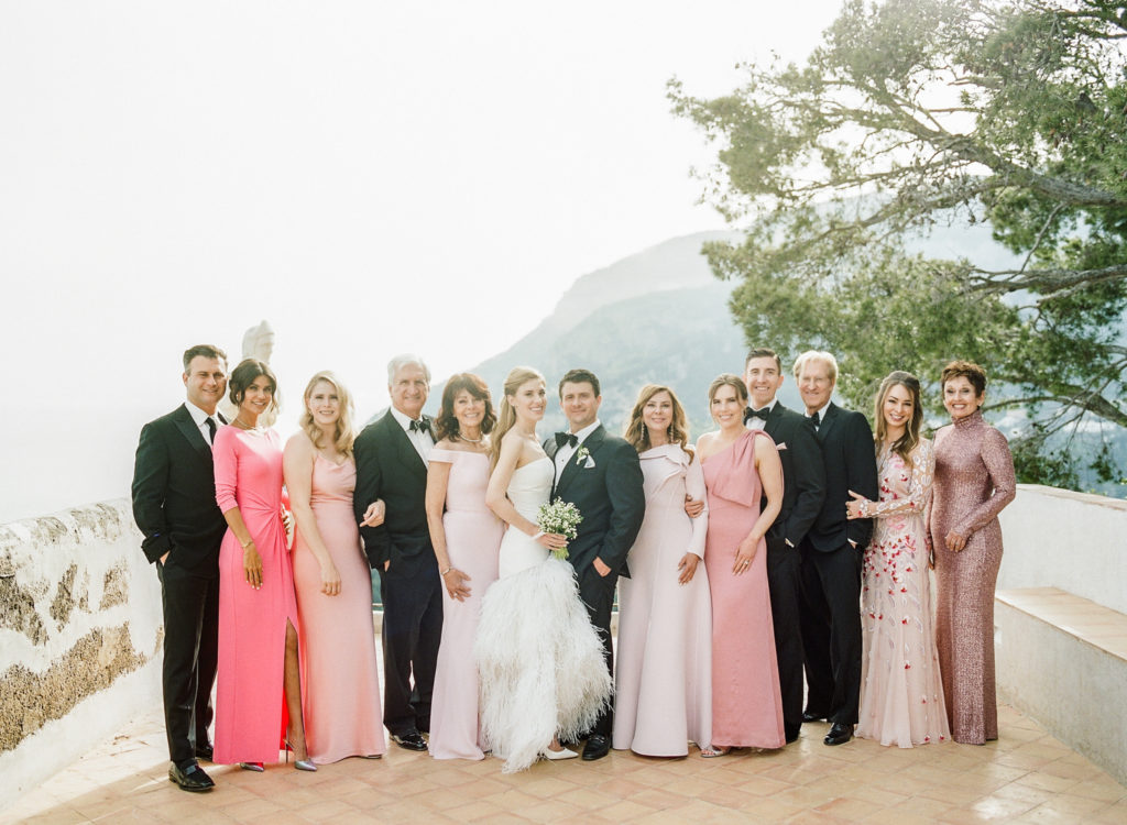 Villa Cimbrone wedding in Italy overlooking the Amalfi Coast